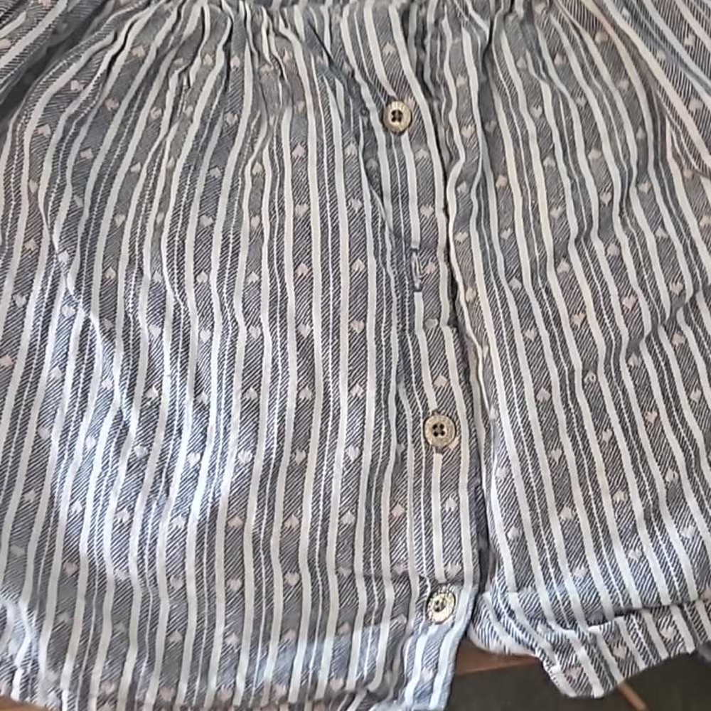 Striped Dress With Hearts 2T